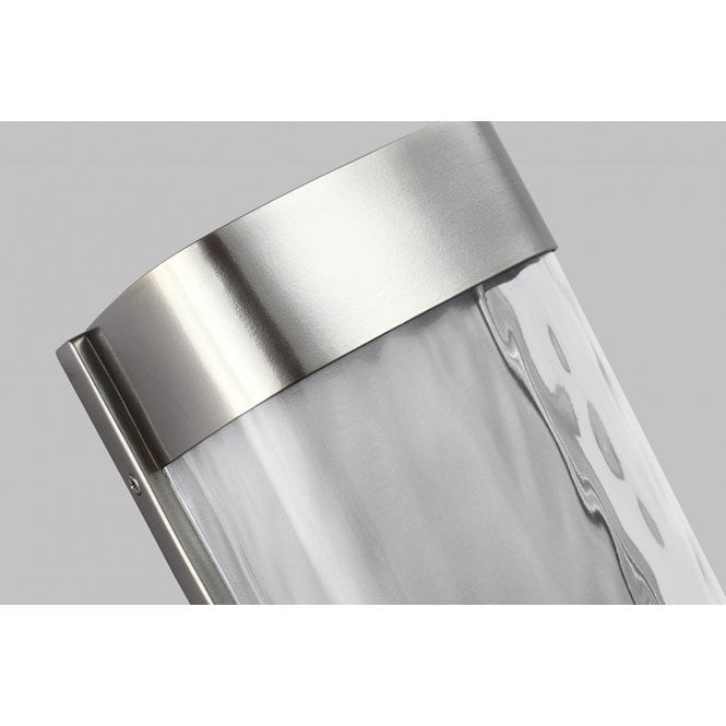 Bennie 1 Light Large LED Wall Light - Painted Brushed Steel