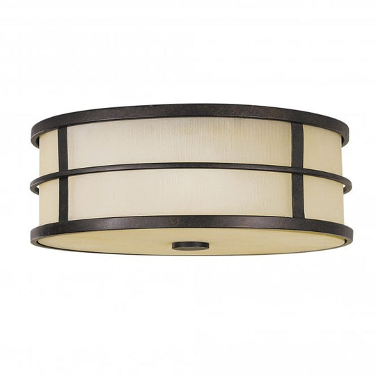 Fusion 3 Light Flush Mount Grecian Bronze