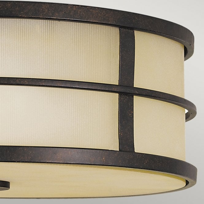Fusion 3 Light Flush Mount Grecian Bronze