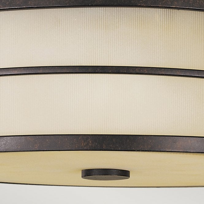 Fusion 3 Light Flush Mount Grecian Bronze