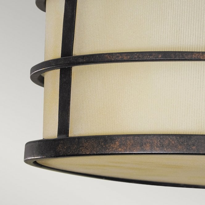Fusion 3 Light Semi-Flush Grecian Bronze