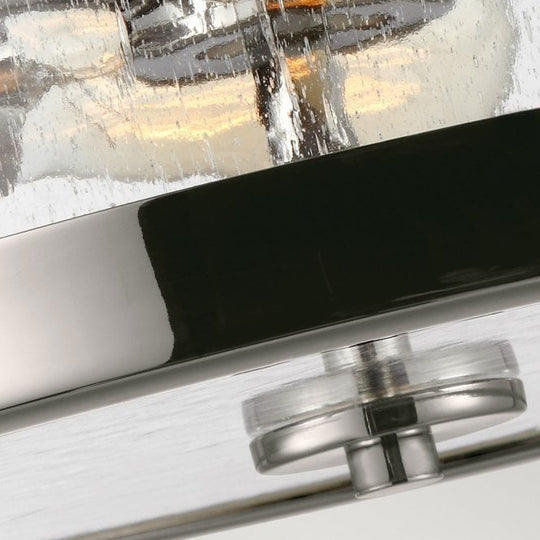 Harrow 2 Light Semi Flush Polished Chrome / Nickel