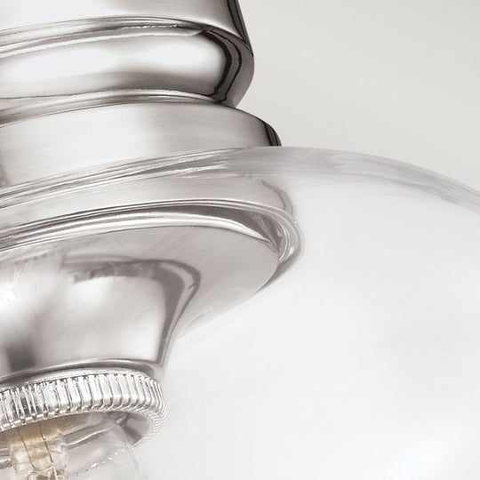 Hounslow 1 Light Flush Light Polished Chrome / Nickel