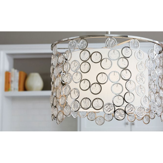 Lexi 3 Light Pendant Polished Chrome / Nickel