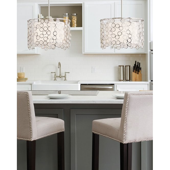 Lexi 3 Light Pendant Polished Chrome / Nickel
