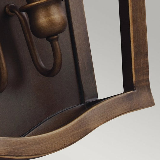 Yarmouth 3 Light Wall Light Painted Aged Brass