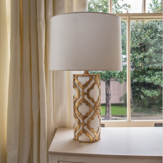 Arabella 1 Light Table Lamp - Distressed Gold