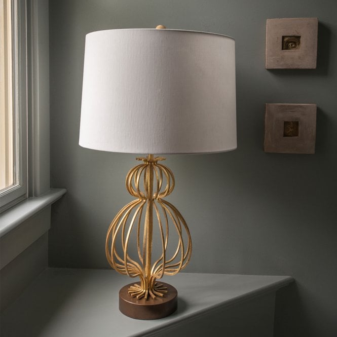 Lafitte 1 Light Table Lamp  - Distressed Gold