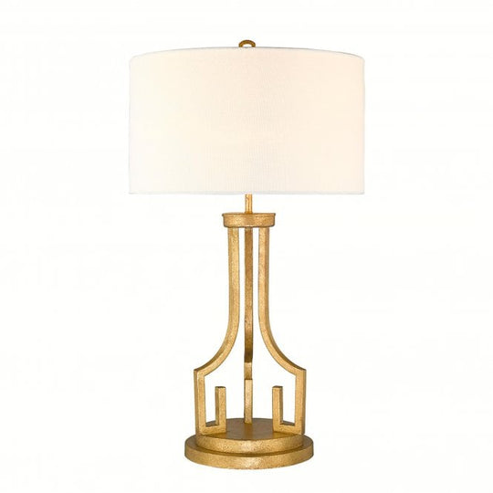 Lemuria 1 Light Table Lamp Distressed Gold