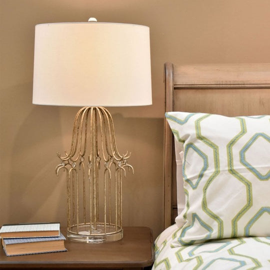 Stella 1 Light Table Lamp - Distressed Gold