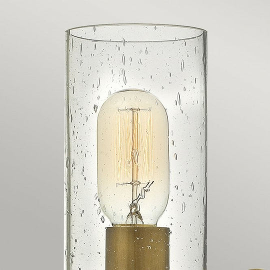 Collier 1 Light Wall Light Heritage Brass