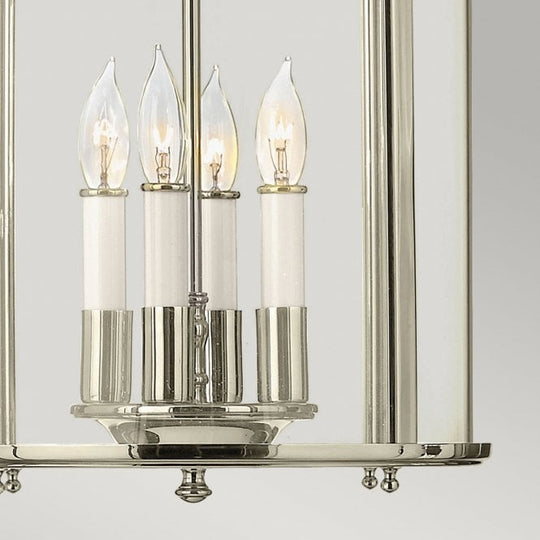 Gentry 4 Light Medium Pendant - Polished Nickel
