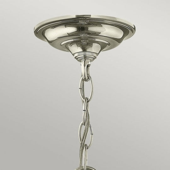 Gentry 3 Light Small Pendant - Polished Nickel