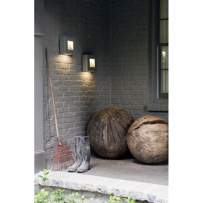 Luna Small LED Wall Light - Satin Black