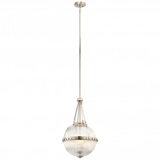 Aster 3 Light Pendant - Polished Nickel