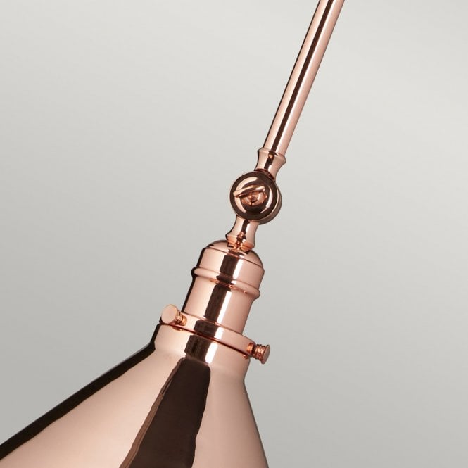 Provence 1 Light Wall Light/Pendant - Polished Copper