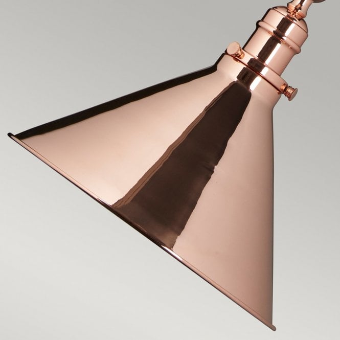 Provence 1 Light Wall Light/Pendant - Polished Copper