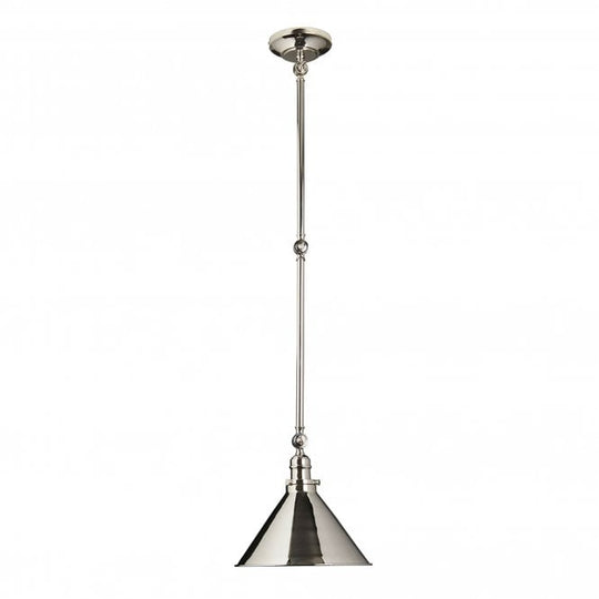 Provence 1 Light Wall Light/Pendant - Polished Nickel