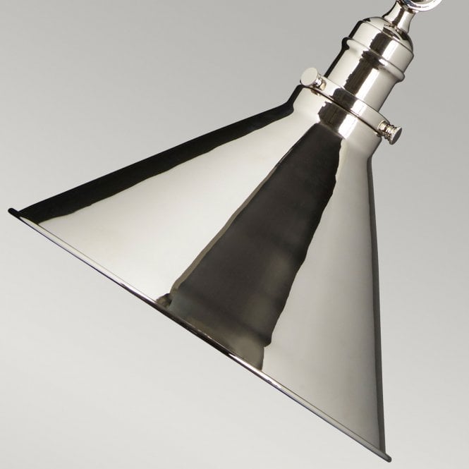 Provence 1 Light Wall Light/Pendant - Polished Nickel