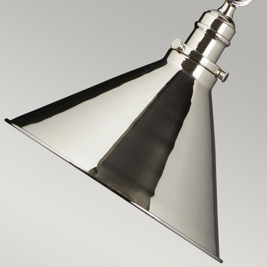Provence 1 Light Wall Light/Pendant - Polished Nickel