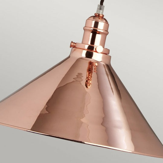 Provence 1 Light Rise and Fall Pendant - Polished Copper