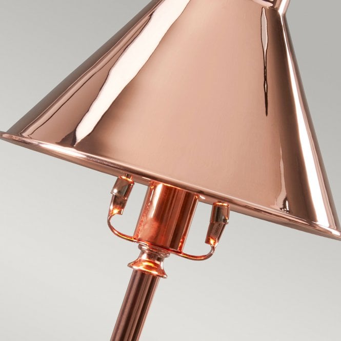 Provence 1 Light Stick Lamp - Polished Copper