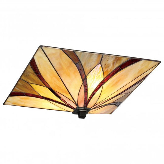 Asheville 2 Light Flush Mount Valiant Bronze