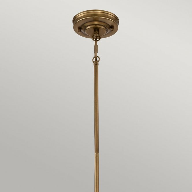 Emery 1 Light Mini Pendant - Weathered Brass