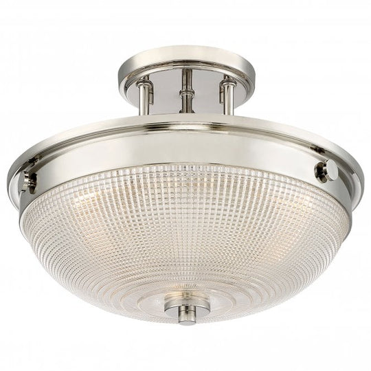 Mantle 2 Light Semi-Flush - Polished Nickel