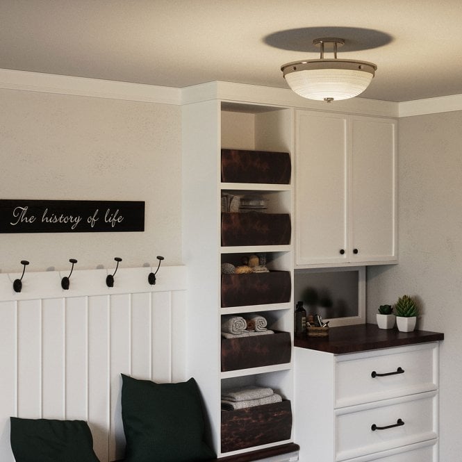 Mantle 2 Light Semi-Flush - Polished Nickel