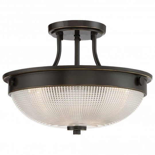 Mantle 2 Light Semi-Flush - Palladian Bronze