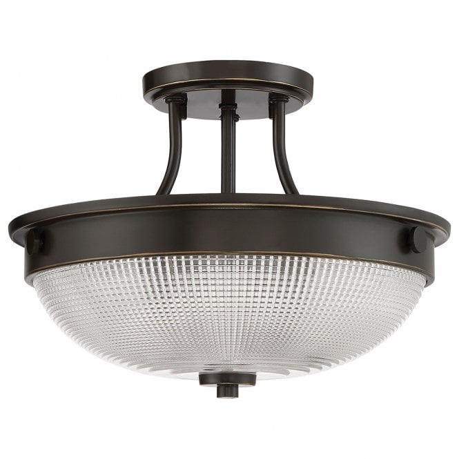Mantle 2 Light Semi-Flush - Palladian Bronze