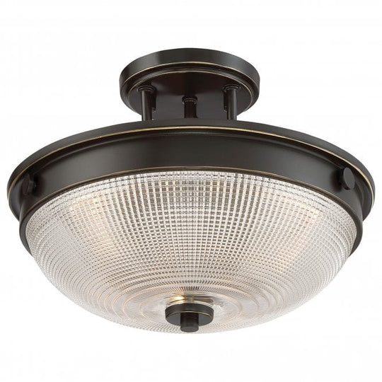 Mantle 2 Light Semi-Flush - Palladian Bronze