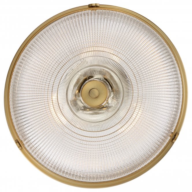 Mantle 2 Light Semi-Flush - Weathered Brass