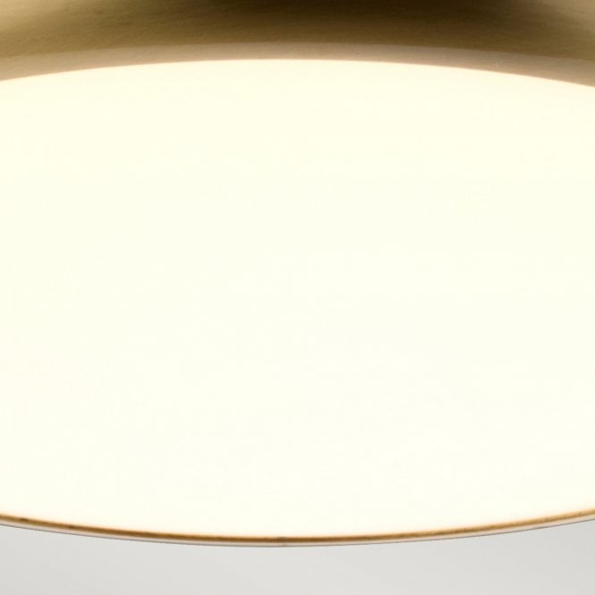 Welland 1 Light Mini LED Flush Light - Aged Brass