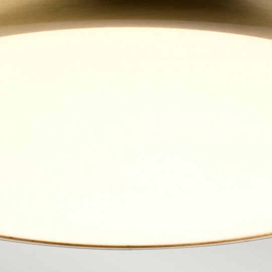 Welland 1 Light Mini LED Flush Light - Aged Brass