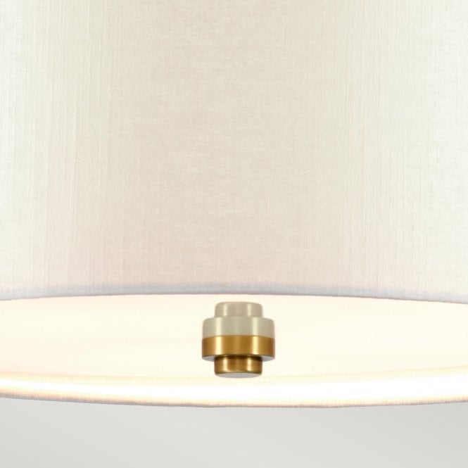 Fletcher 26" Pendant with Aged Brass Finial