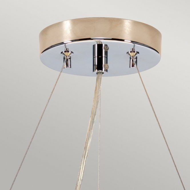 Pearce 18" Pendant with Polished Chrome Ceiling Pan