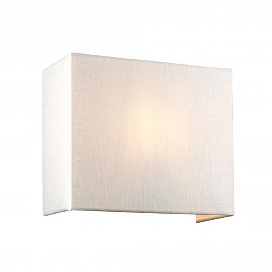 Riley Medium Square Wall Light with Aged Brass Back Plate