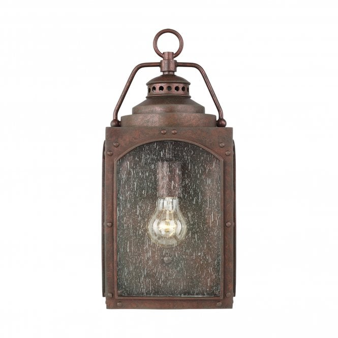 Randhurst 1 Light Medium Wall Lantern Copper Oxide