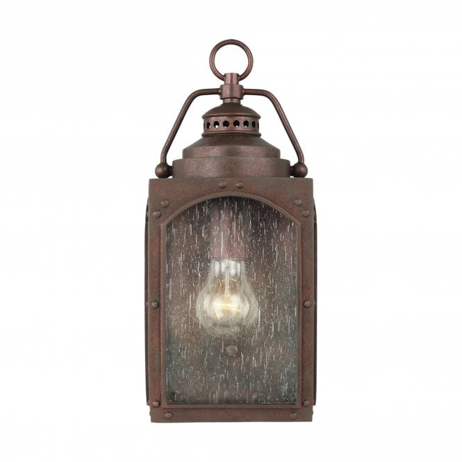 Randhurst 1 Light Small Wall Lantern Copper Oxide