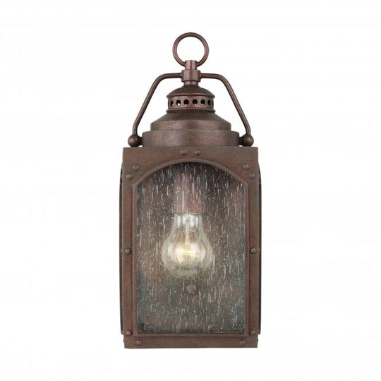 Randhurst 1 Light Small Wall Lantern Copper Oxide