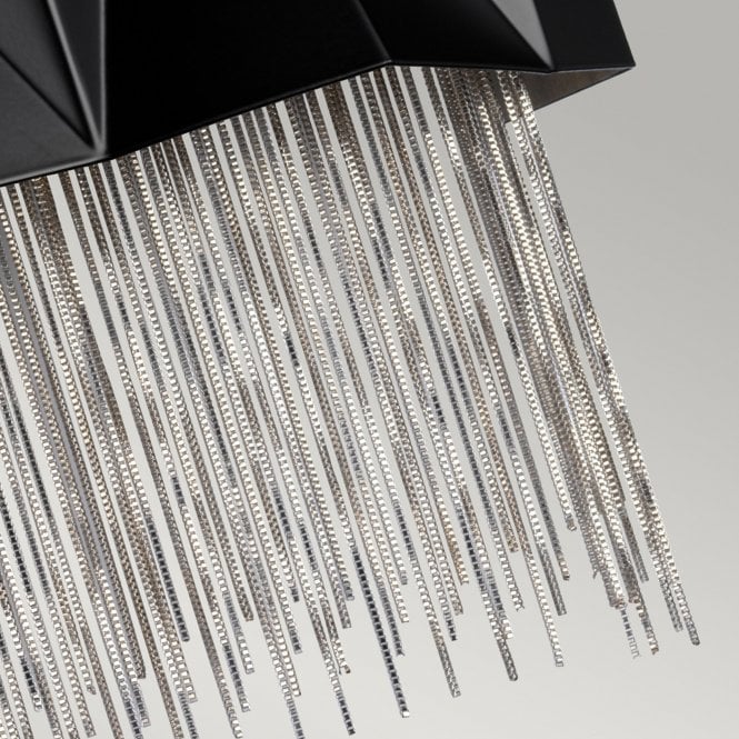 Zuma 3 Light Wall Light Satin Black/ Silver