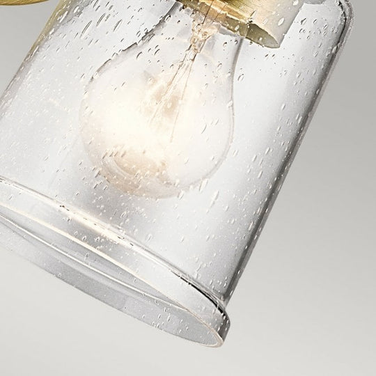 Waverly 1 Light Wall Light - Natural Brass