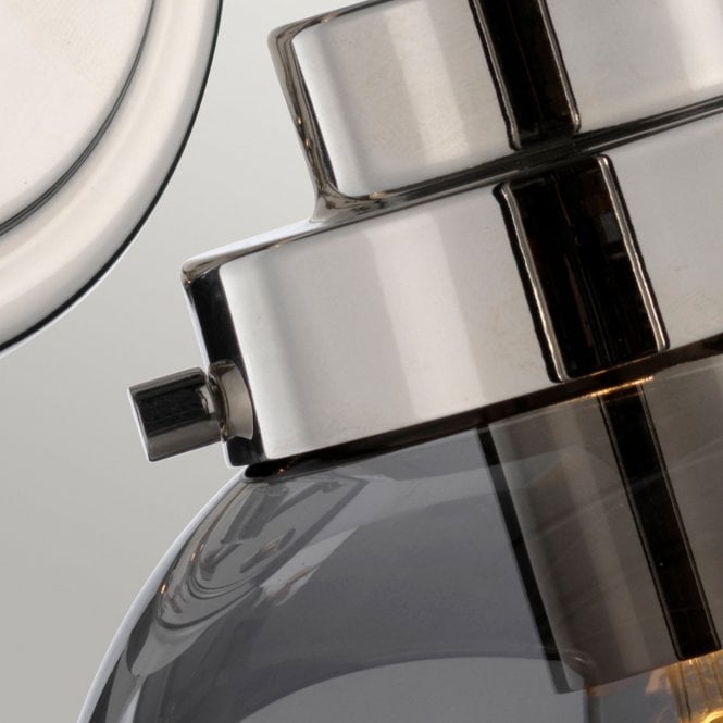 Kula 1 Light Wall Light Polished Chrome / Nickel