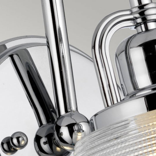 Dublin 1 Light Wall Light - Polished Chrome