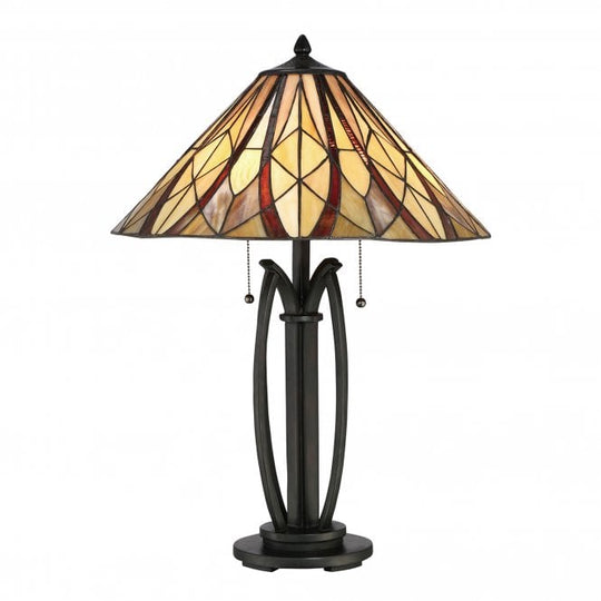 Victory Tiffany Table Lamp Valiant Bronze
