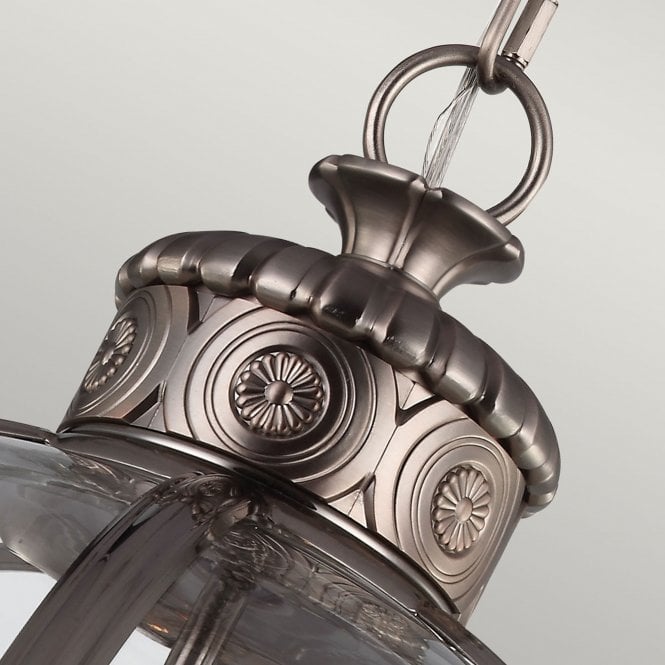 Adams 4 Light Pendant Chandelier with antique nickel finish