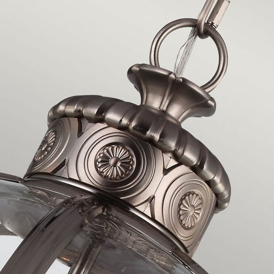Adams 4 Light Pendant Chandelier with antique nickel finish