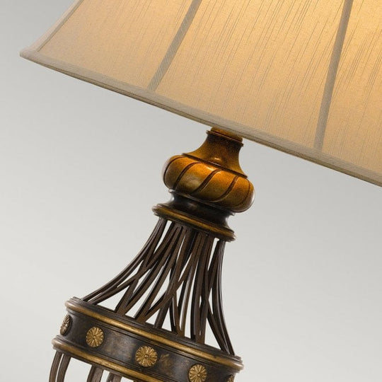 Augustine Table Lamp in a antique brown finish